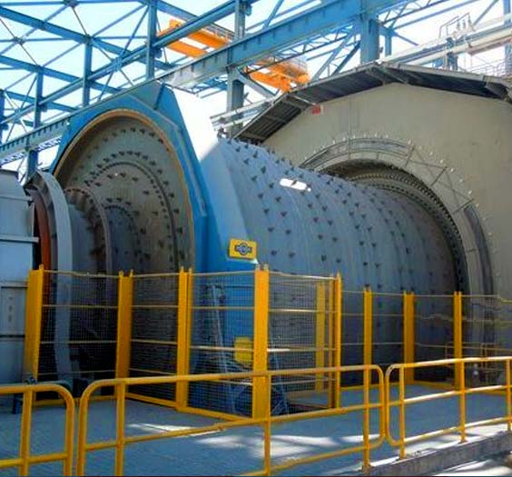 Molienda en Molino de Bolas